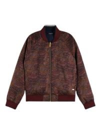 Feather Printed Reversible Bomber Jacket Scotch amp Soda at Scotch & Soda